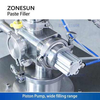 Zonesun ZS-WCHJ1 Semi-automatic Candle Wax Filling Machine with Heating & Mixing
