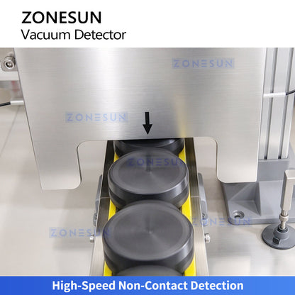 ZONESUN ZS-ZK200 Automatic Non-Contact Vacuum Detector for Glass Bottles & Tinplate Cans