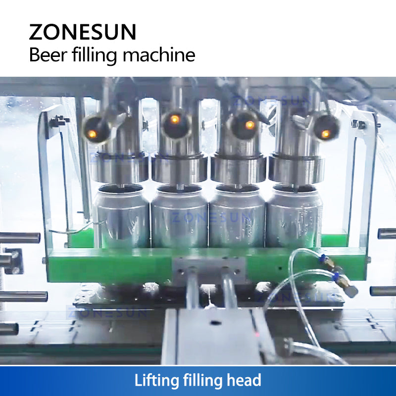 Zonesun ZS-CBFS4 Beer Can Filling & Seaming Machine for Small and Medium Breweries