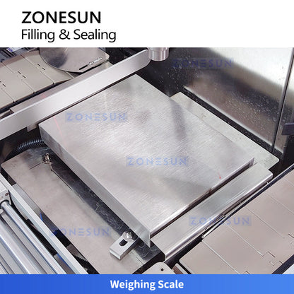 ZONESUN ZS-FAL180G4 Rotor Pump Paste Weighing Filling and Sealing Machine for Cup Puree