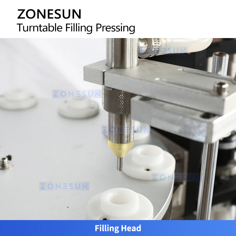 ZONESUN ZS-AFC1CH Automatic Paste Filling and Cap Pressing Monoblock Machine with Pressurized Hopper