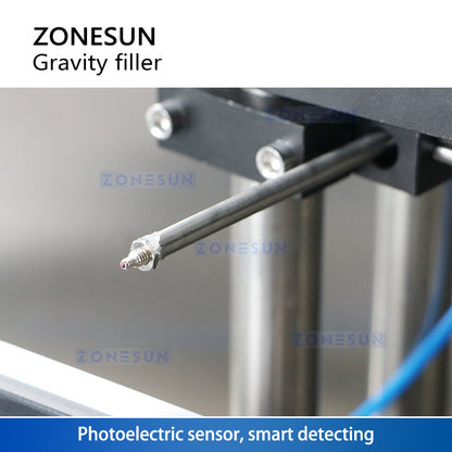 ZONESUN ZS-VTGZ100B Gravity Perfume Filling Machine with Reflow Function
