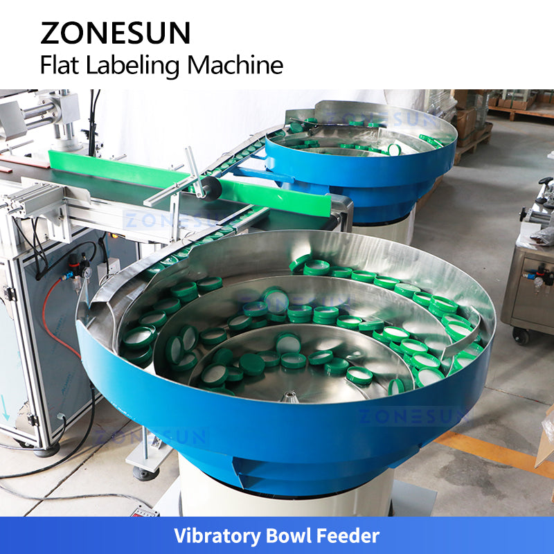 ZONESUN ZS-TB161PO Automatic High-Speed Flat Labeling Machine with Real-Time Inkjet Printing