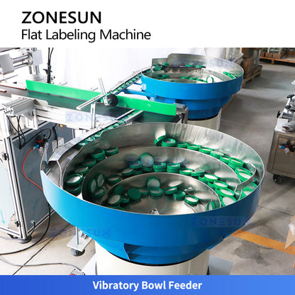 ZONESUN ZS-TB161PO Automatic High-Speed Flat Labeling Machine with Real-Time Inkjet Printing