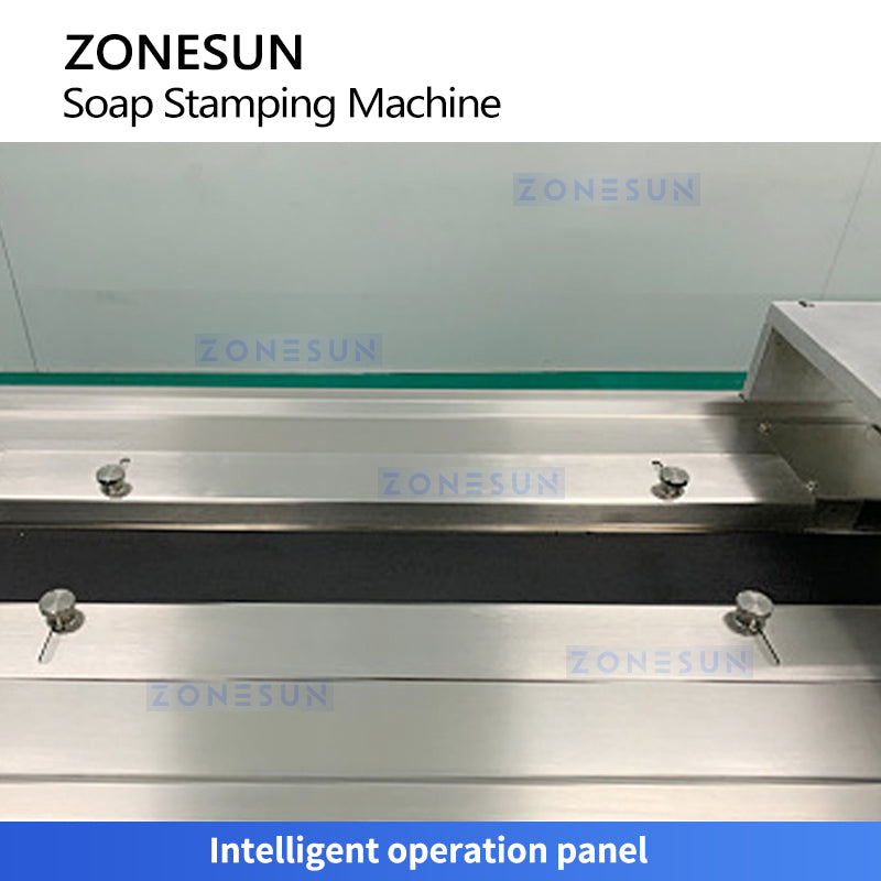ZONESUN ZS‑AZS1 Automatic Soap Logo Stamping Machine with Custom Dies