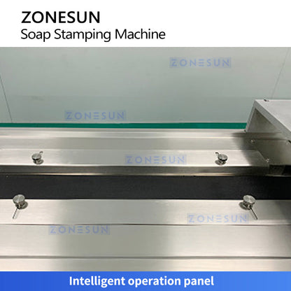 ZONESUN ZS‑AZS1 Automatic Soap Logo Stamping Machine with Custom Dies