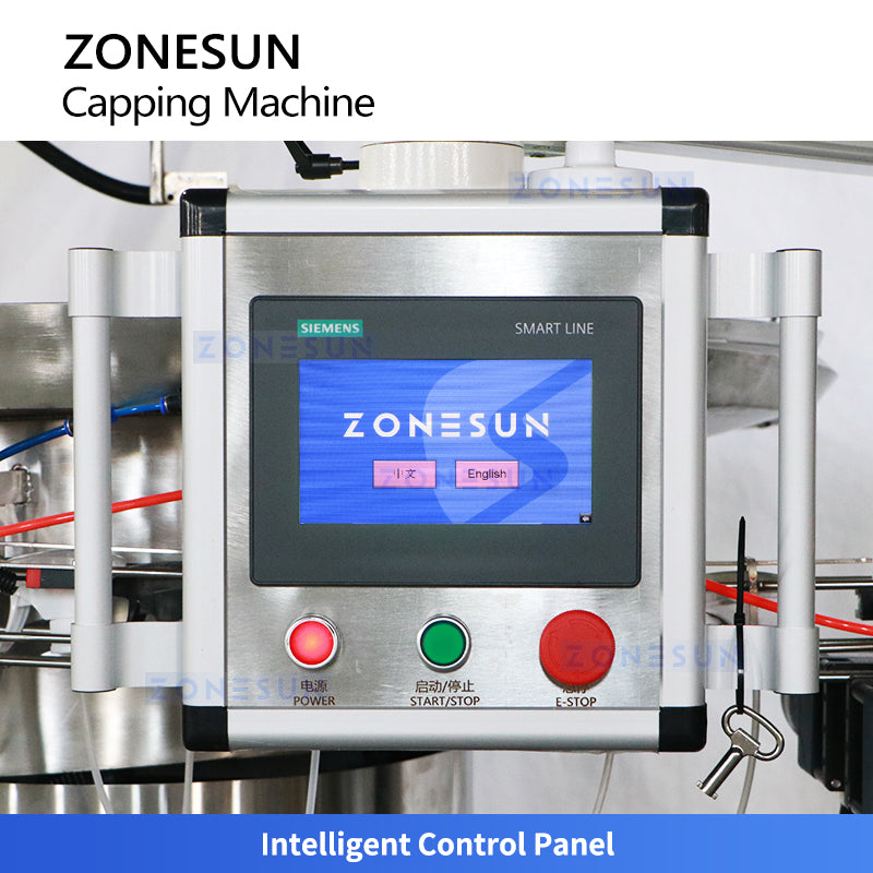 Zonesun ZS-XG445A Servo Motor Trigger Sprayer Bottle Capping Machine