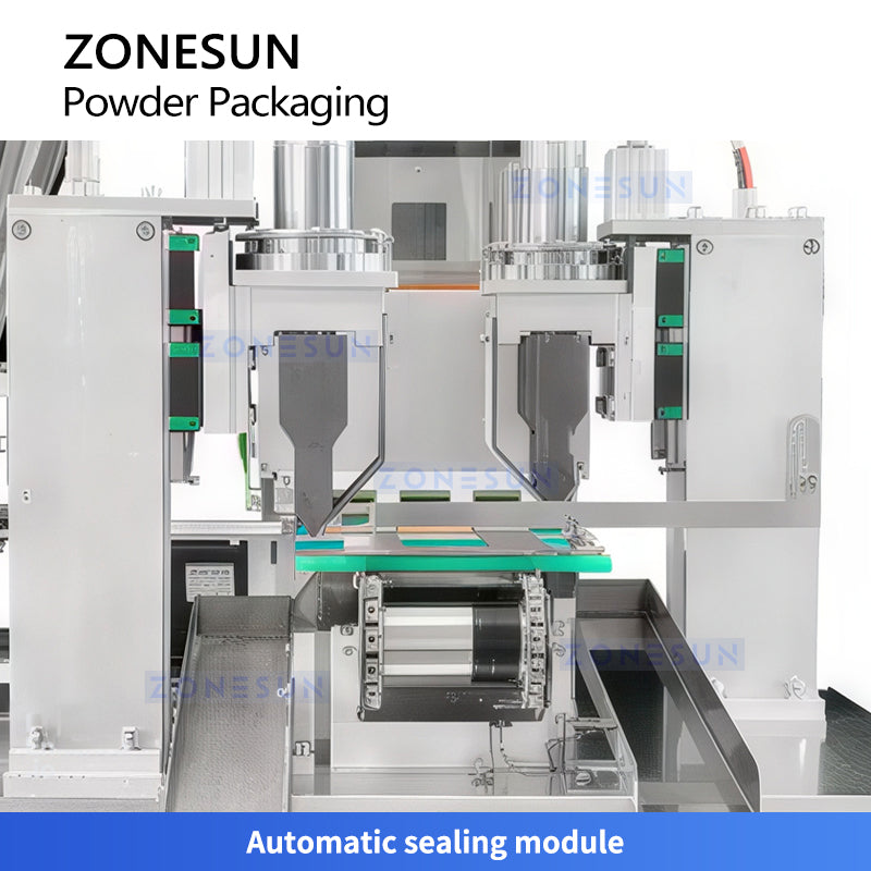 ZONESUN ZS-AFS160 Automatic Straw Powder Filling & Sealing Machine With Auger Pump