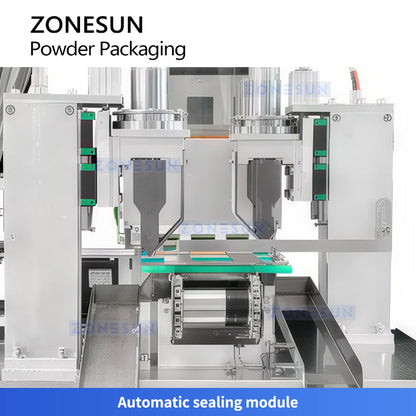 ZONESUN ZS-AFS160 Automatic Straw Powder Filling & Sealing Machine With Auger Pump