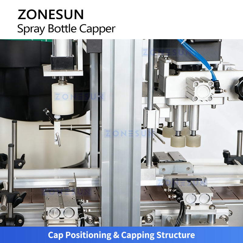 ZONESUN ZS-XG1870S Automatic Spray Bottle Capping Machine Cleaning Spray Capper