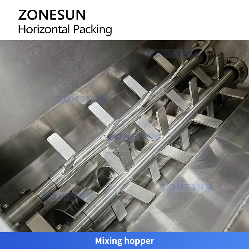 ZONESUN ZS-SYP25 Viscous Material Filling and Sealing Equipment Granular Mixture Automatic Bagging Packaging Machine