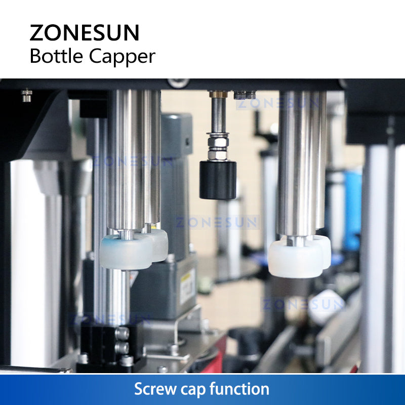 ZONESUN ZS-XG440RSL Automatic Servo Capping Machine for Fast & Versatile Sealing
