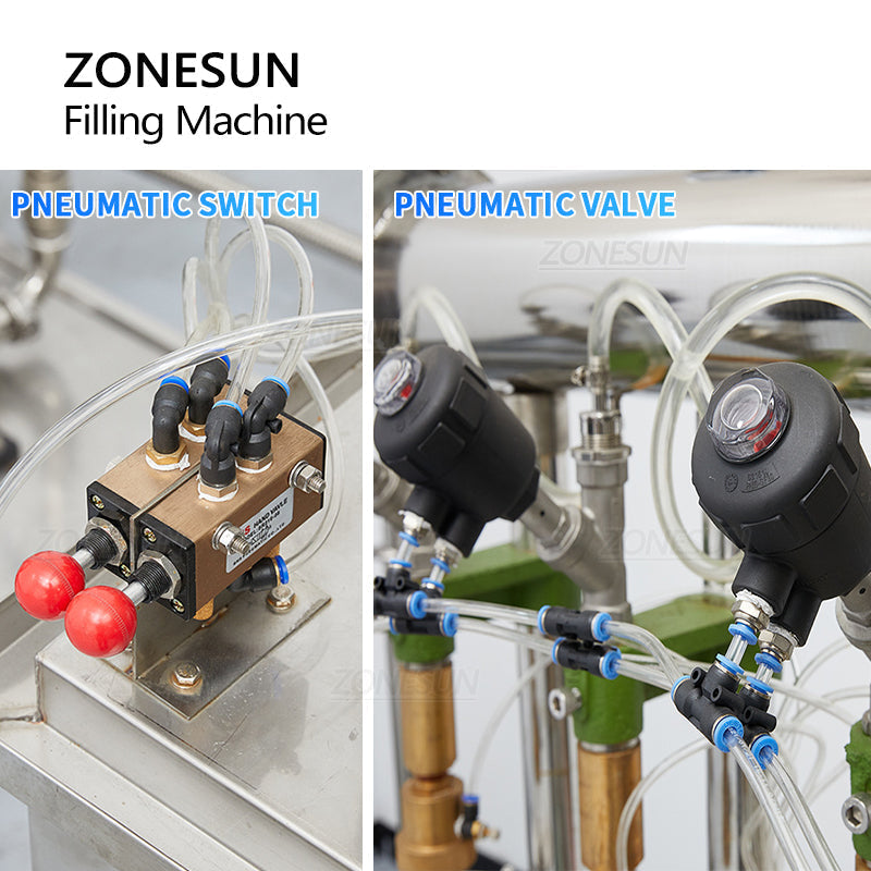 Zonesun ZS-CF4 Counter Pressure Filler for Carbonated Drinks