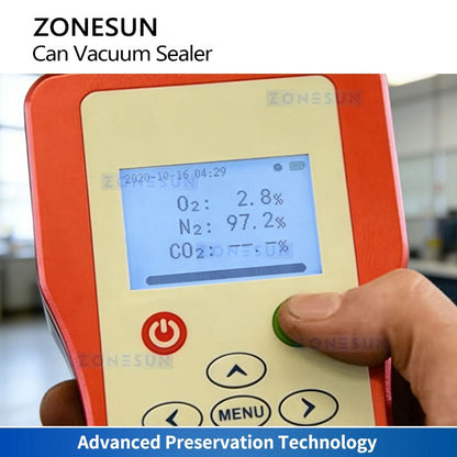 ZONESUN ZS-AFK400 Semi-Automatic Vacuum Nitrogen Can Seamer
