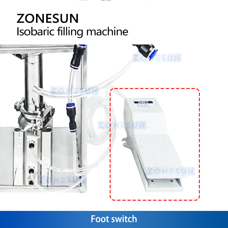 ZONESUN ZS-CCF1 Soda & Beer Can Filling Machine for Carbonated Drinks