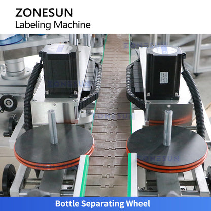 ZONESUN ZS-TB501 Automatic Corner Labeling Machine for Square Bottles