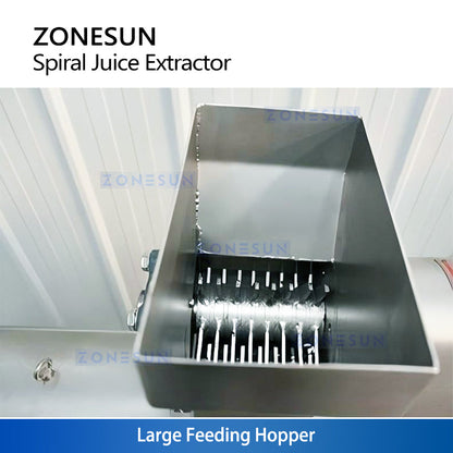 ZONESUN ZS-ZJ01 Spiral Juicer Machine | Commercial Fruit Vegetable Juice Extractor with Optional Screen