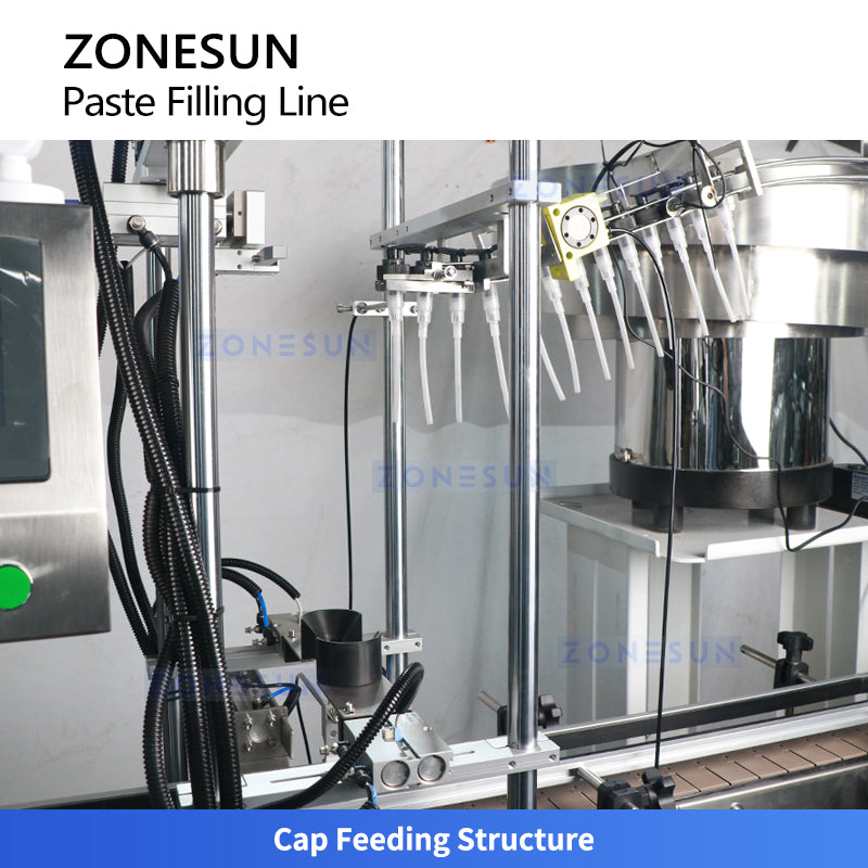 ZONESUN ZS-FAL180G6 Auto Paste Filling and Labeling Packaging Line