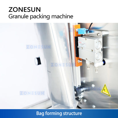 ZONESUN ZS-FM1000V Automatic Granule Vacuum Filling & Sealing Machine Rice Grains VFFS Machine