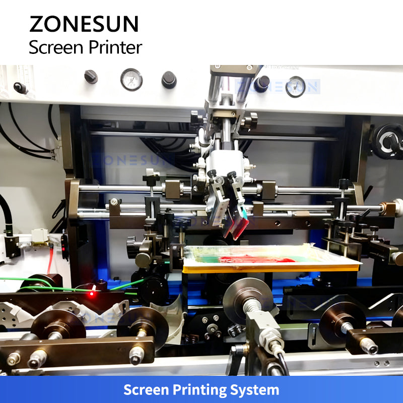 ZONESUN ZS-SWP2 High-Precision Automatic Bottle Single Color Screen Printer