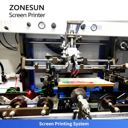 ZONESUN ZS-SWP2 High-Precision Automatic Bottle Single Color Screen Printer