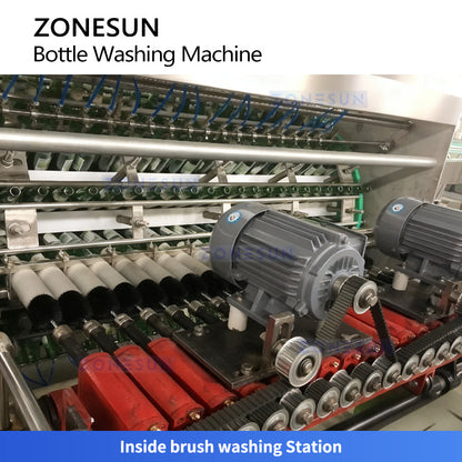 ZONESUN ZS-WB15 Automatic Glass Bottle Washing Machine  Beer Jar Cleaning Machinery