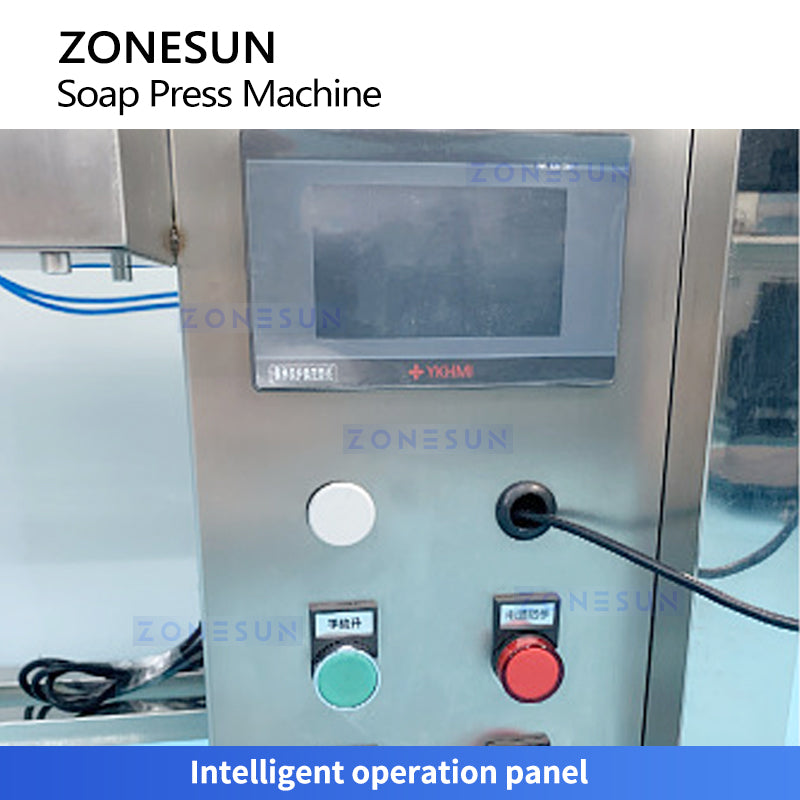 ZONESUN ZS‑APZ1 Semi Automatic Soap Stamping Machine with Servo Motor