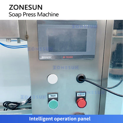ZONESUN ZS‑APZ1 Semi Automatic Soap Stamping Machine with Servo Motor