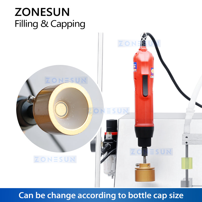 ZONESUN ZS-ASP4 Semi Automatic Spout Pouch Liquid Filling Machine