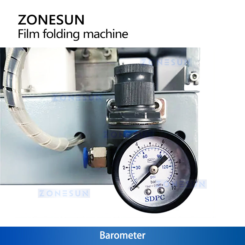 Zonesun ZS‑A3DP1 2‑Side Cellophane Box Wrapping & Heat Sealing Machine