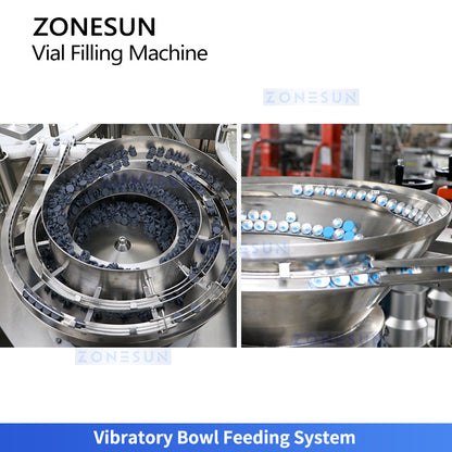 ZONESUN ZS-AFC39B Automatic Vial Filling Capping Line with Laminar Flow Hood