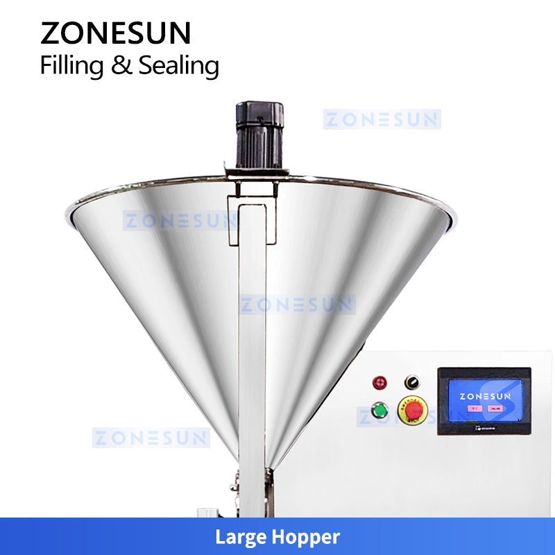 ZONESUN ZS-FAL180G4 Rotor Pump Paste Weighing Filling and Sealing Machine for Cup Puree