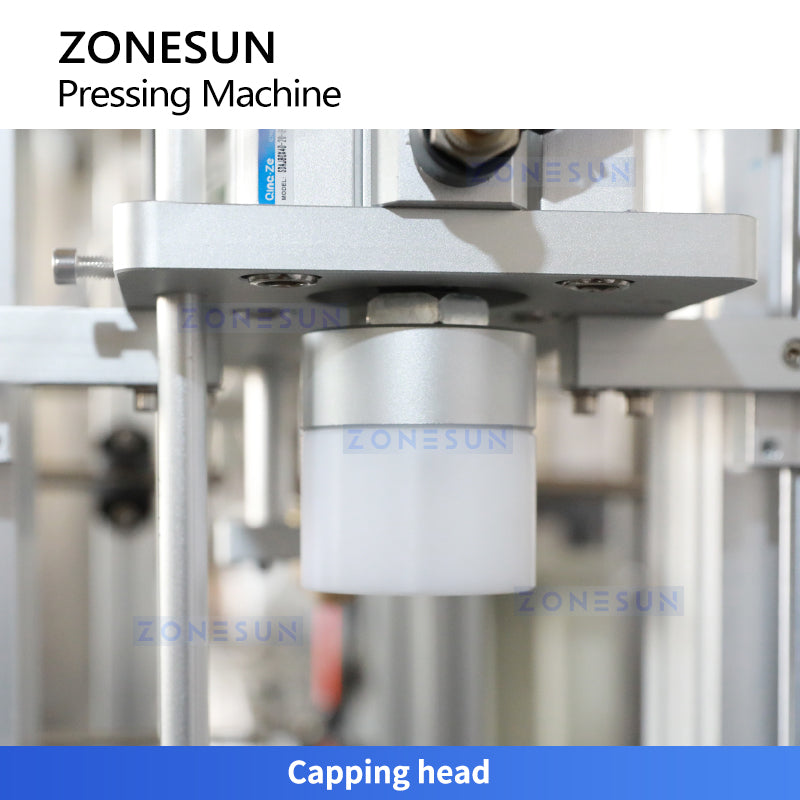 ZONESUN ZS-XG16D2 Auto Cap Pressing Machine with Dust Cover