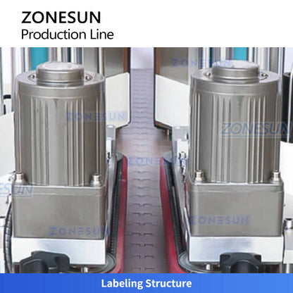 ZONESUN ZS-FAL180G2 Automatic Oil Bottle Filling, Capping & Labeling Line