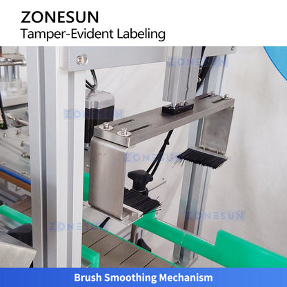 ZONESUN ZS-TB822Q Automatic Three-Side Bucket Labeler with Tamper-Evident