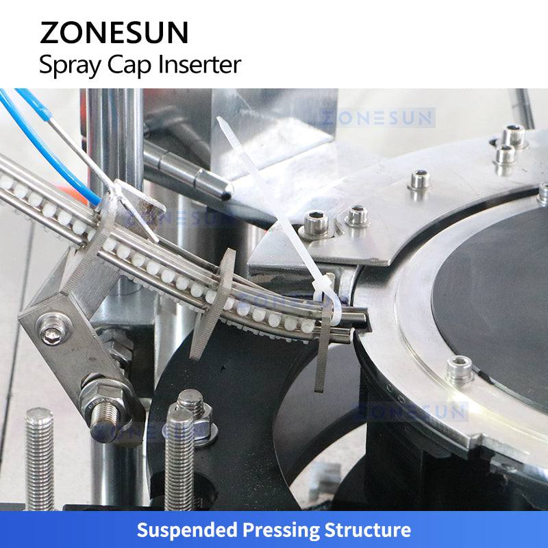 ZONESUN ZS-WIM05 Automatic Spray Nozzle Assembly Pressing Machine for Aerosol Cans