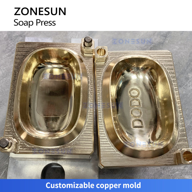 ZONESUN ZS‑MYZ1 Pneumatic Soap Press with Custom Mold Options for Precision