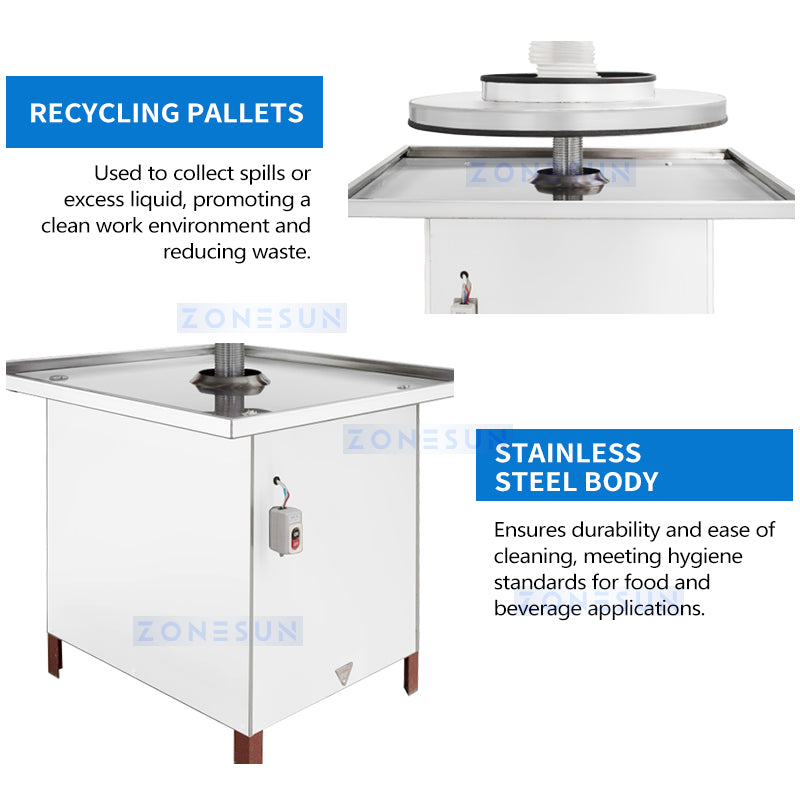 Zonesun ZS‑HXF12 Rotary Siphon Filling Machine for Liquids
