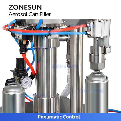 ZONESUN ZS-CQ3 Manual Pneumatic Aerosol Filling Machine for Liquids