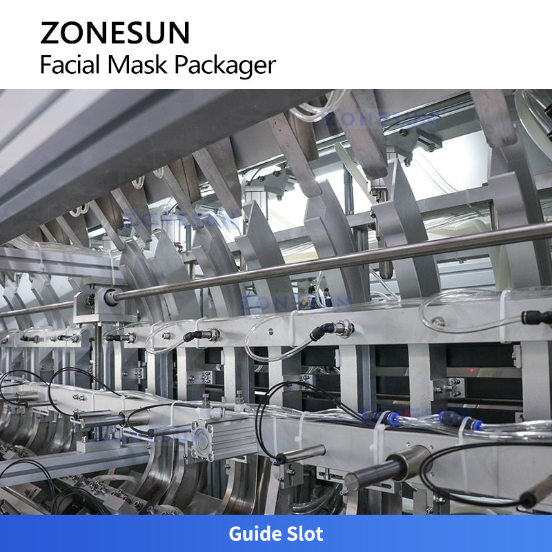 ZONESUN ZS-MS8TGF High-Speed Automatic Cosmetic Facial Mask Packaging Machine For Beauty Product