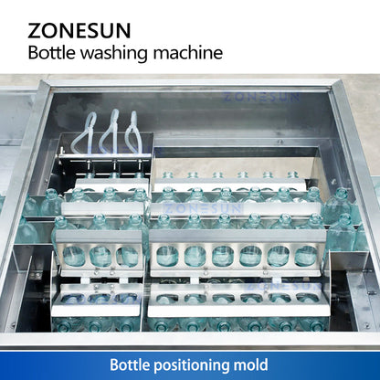 ZS-UWB5 Ultrasonic Bottle Washer for Glass & Plastic 6000BPH