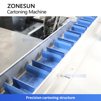 ZONESUN ZS-ZH190 Horizontal Cartoning Machine for Cosmetics & Pharmaceuticals