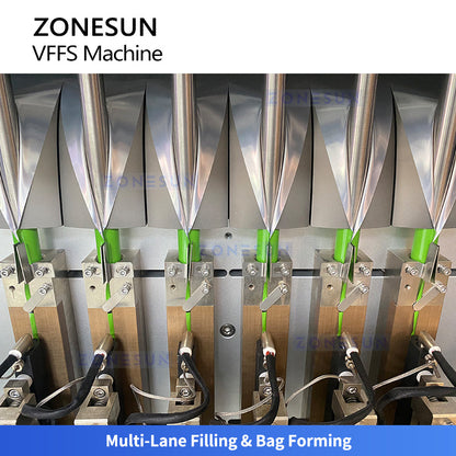 Zonesun ZS-FSFM6 High‑Speed 6‑Lane VFFS Powder Bagger Filling Machine