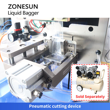 ZONESUN ZS-FS200D Automatic Vertical Liquid Sachet Filling and Sealing Machine for Water and Juice Pouch Packing