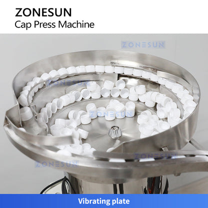 ZONESUN ZS-PG01 Automatic Bottle Cap Pressing Machine for Beverage Bottles