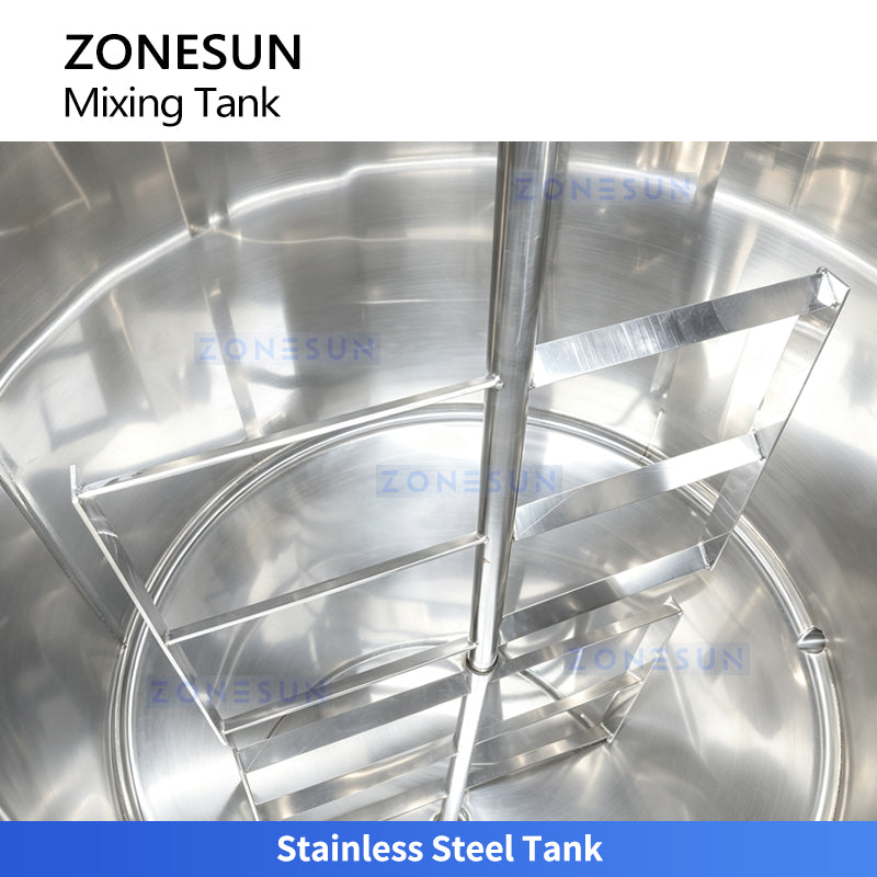 ZONESUN ZS-MB800L 800L Commercial Mixing and Supply Tank, Heavy-Duty Liquid Soap, Shampoo & Sauce Storage Vessel