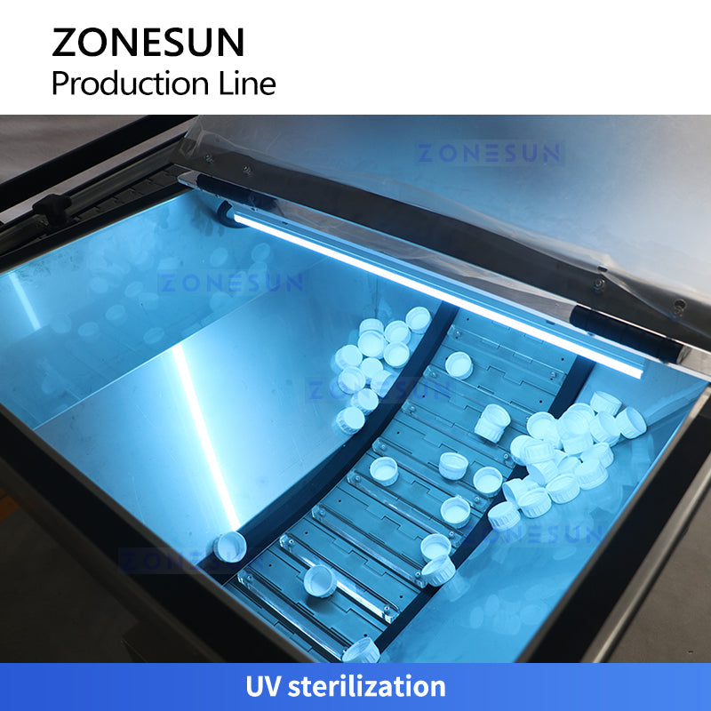 Zonesun ZS‑FAL180Z10 Servo Filler Capper & Labeller for F‑Style Bottle