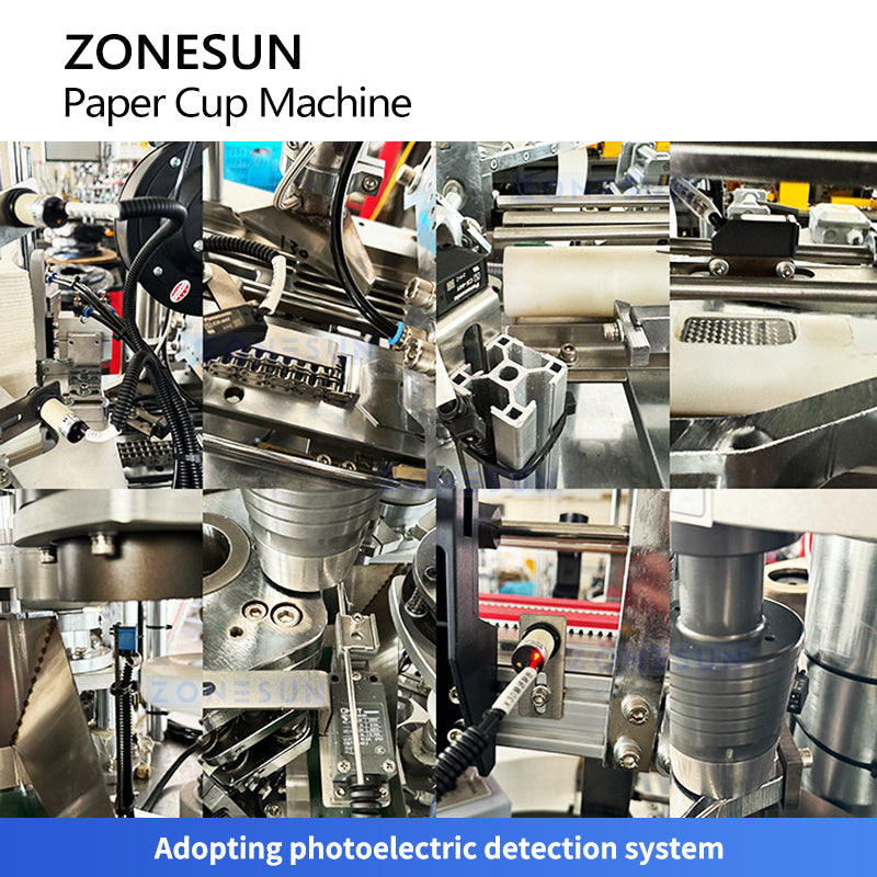 ZONESUN ZS‑PC1 Automatic Paper Cup Making Machine Disposable Cup Production Equipment