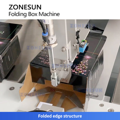 ZONESUN ZS-ZBD10 Automatic Carton Folding Machine for Packaging Lines