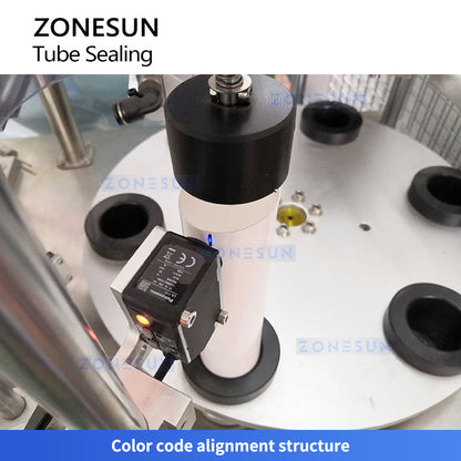 ZONESUN ZS-FS005U Semi-Automatic Ultrasonic Cosmetic Tube Sealing Machine Plastic Tube Sealer